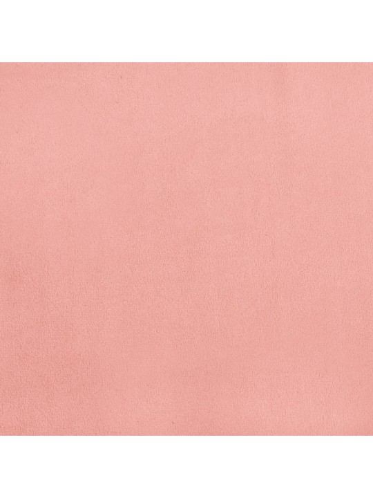 Lovos rėmas, rožinis, 200x200 cm, aksomas