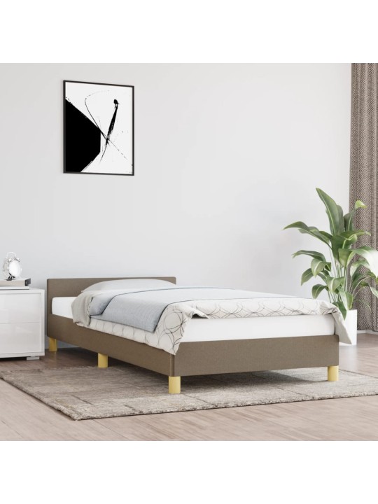 Lovos rėmas, taupe spalvos, 100x200 cm, audinys