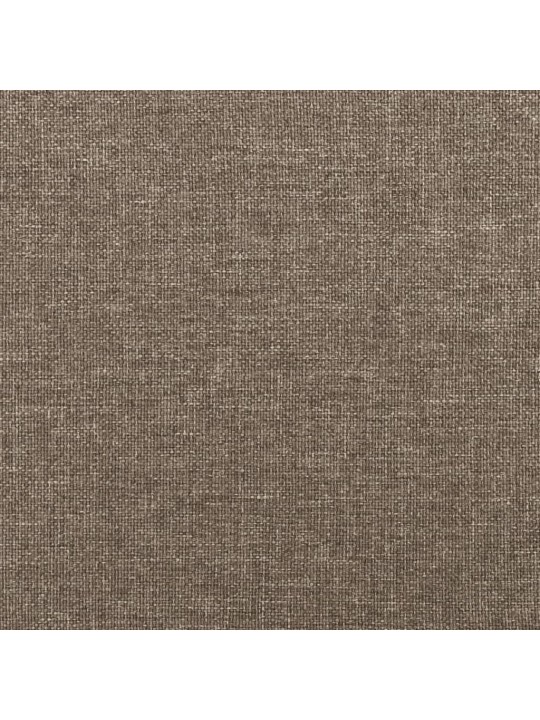 Lovos rėmassu galvūgaliu, taupe spalvos, 160x200cm, audinys