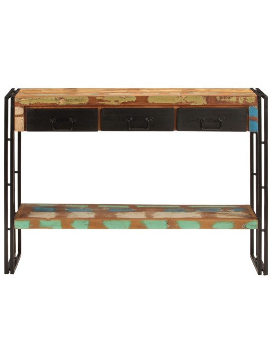 Konsolinis staliukas, 110x30x76cm, perdirbtos medienos masyvas