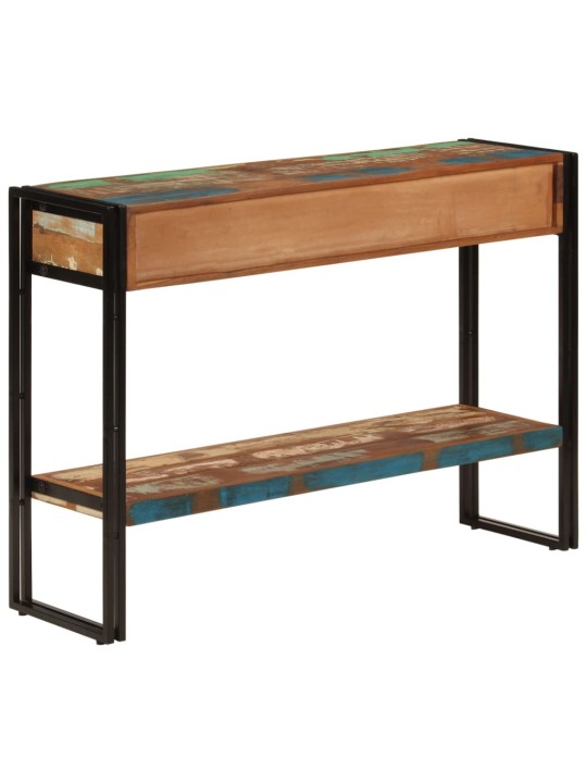Konsolinis staliukas, 110x30x76cm, perdirbtos medienos masyvas