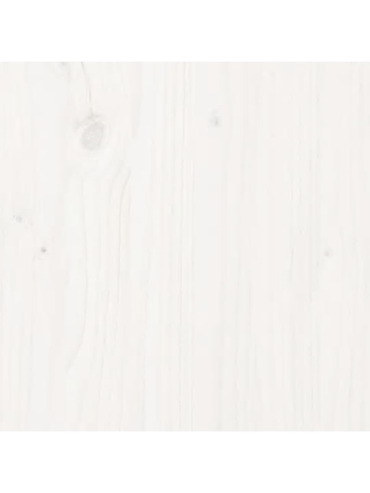 Konsolinis staliukas, baltas, 110x40x75cm, pušies masyvas