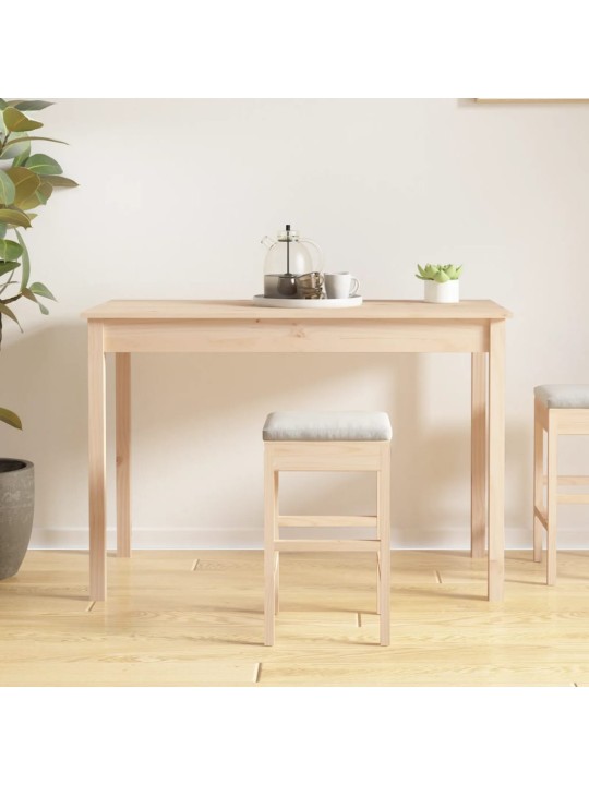 Valgomojo stalas, 110x55x75cm, pušies medienos masyvas