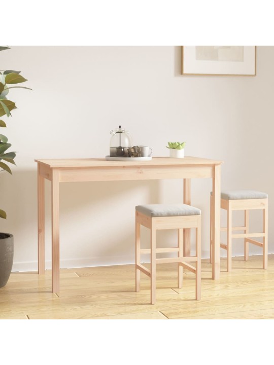 Valgomojo stalas, 110x55x75cm, pušies medienos masyvas