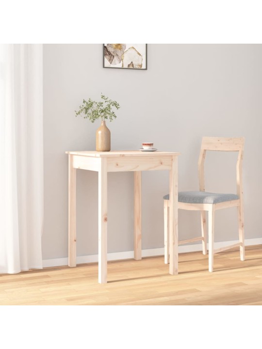 Valgomojo stalas, 55x55x75cm, pušies medienos masyvas