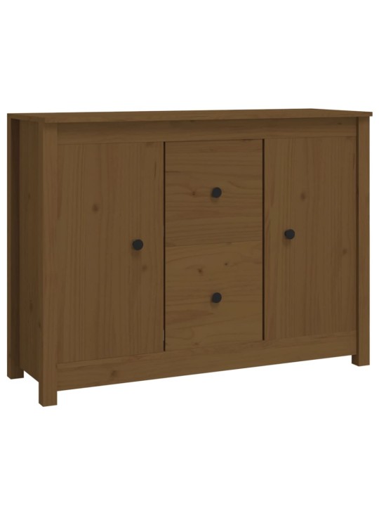 Šoninė spintelė, medaus ruda, 100x35x74cm, pušies masyvas