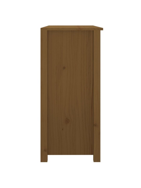 Šoninė spintelė, medaus ruda, 100x35x74cm, pušies masyvas