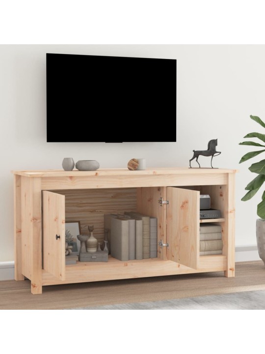 Televizoriaus spintelė, 103x36,5x52cm, pušies medienos masyvas