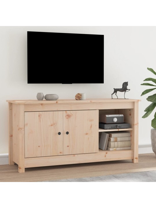 Televizoriaus spintelė, 103x36,5x52cm, pušies medienos masyvas