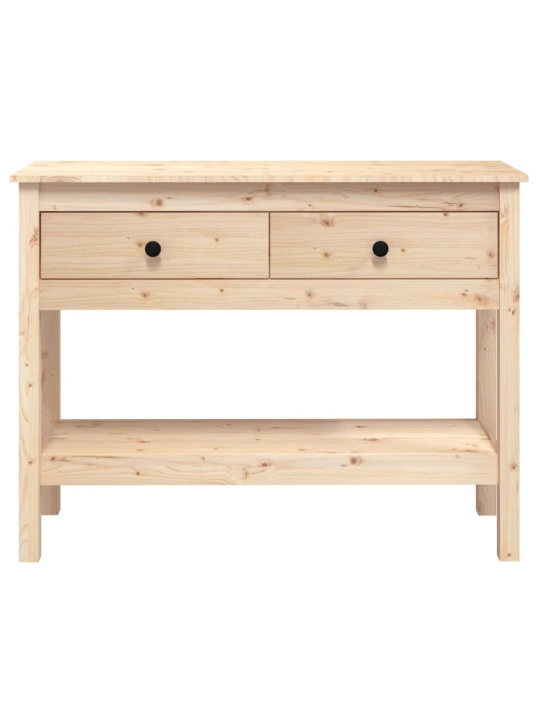 Konsolinis staliukas, 100x35x75cm, pušies medienos masyvas