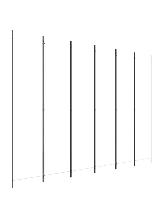 Kambario pertvara, 6 dalių, baltos spalvos, 300x220cm, audinys