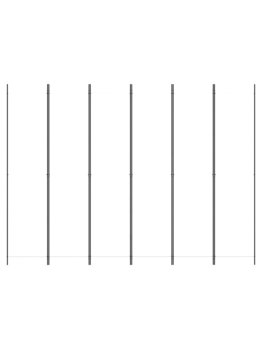 Kambario pertvara, 6 dalių, baltos spalvos, 300x220cm, audinys