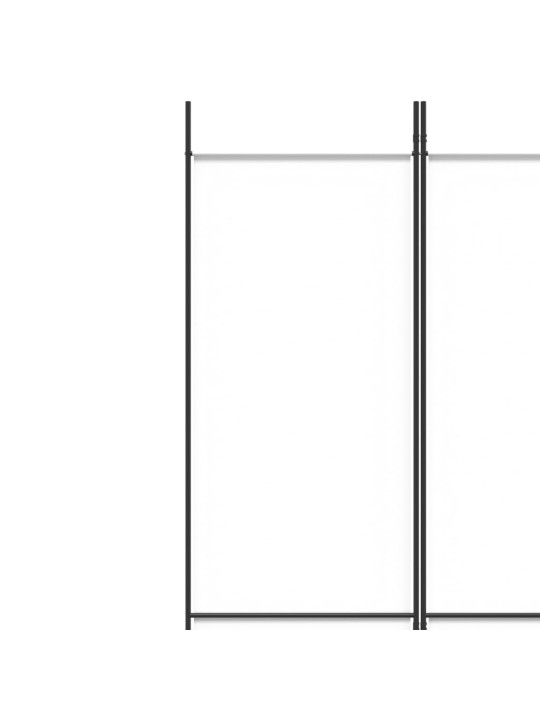 Kambario pertvara, 6 dalių, baltos spalvos, 300x220cm, audinys