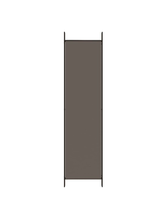 Kambario pertvara, 6 dalių, antracito, 300x220cm, audinys