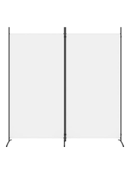 Kambario pertvara, 2 dalių, baltos spalvos, 175x180cm, audinys