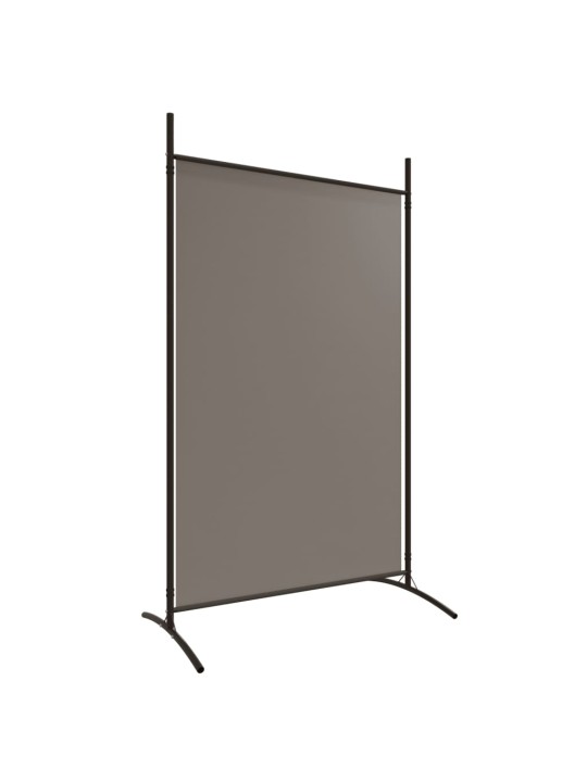 Kambario pertvara, 5 dalių, antracito, 433x180cm, audinys