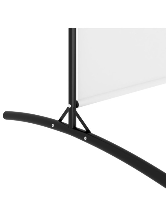 Kambario pertvara, 6 dalių, baltos spalvos, 520x180cm, audinys