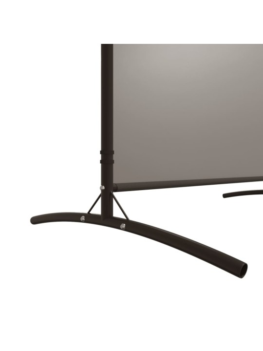 Kambario pertvara, 6 dalių, antracito, 520x180cm, audinys