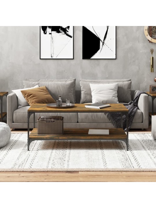 Kavos staliukas, dūminio ąžuolo, 100x50x40cm, apdirbta mediena