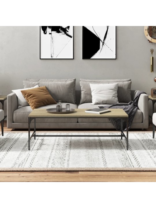 Kavos staliukas, sonoma ąžuolo, 100x50x35cm, apdirbta mediena