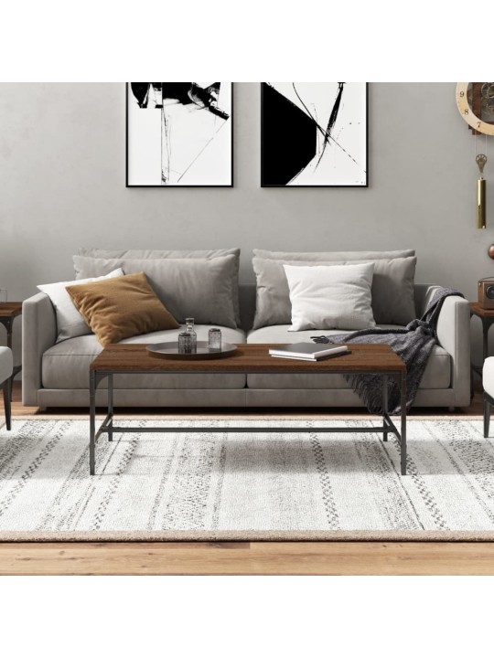 Kavos staliukas, rudas ąžuolo, 100x50x35cm, apdirbta mediena