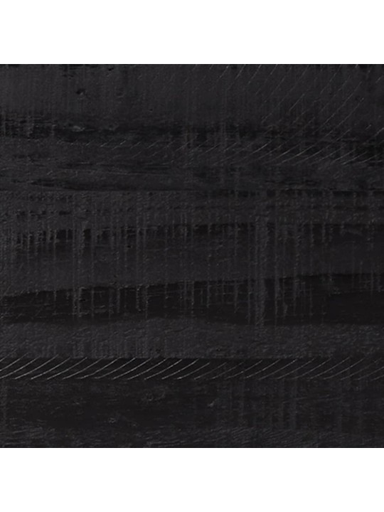 Naktinė spintelė, juoda, 36x30x45cm, pušies medienos masyvas