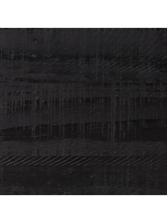 Komoda su stalčiais, juoda, 42x35x110cm, pušies masyvas
