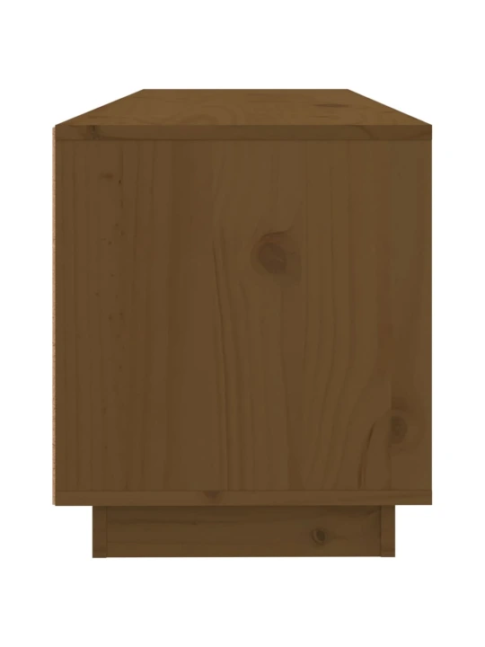 Televizoriaus spintelė, medaus ruda, 100x34x40cm, pušis