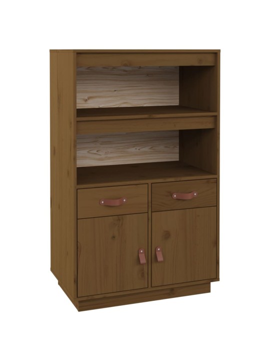 Komoda, medaus ruda, 67x40x108,5cm, pušies medienos masyvas