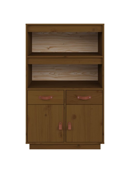 Komoda, medaus ruda, 67x40x108,5cm, pušies medienos masyvas