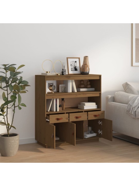 Komoda, medaus ruda, 100x40x108,5cm, pušies medienos masyvas