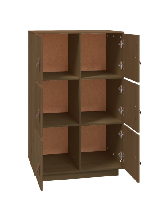 Komoda, medaus ruda, 67x40x108,5cm, pušies medienos masyvas