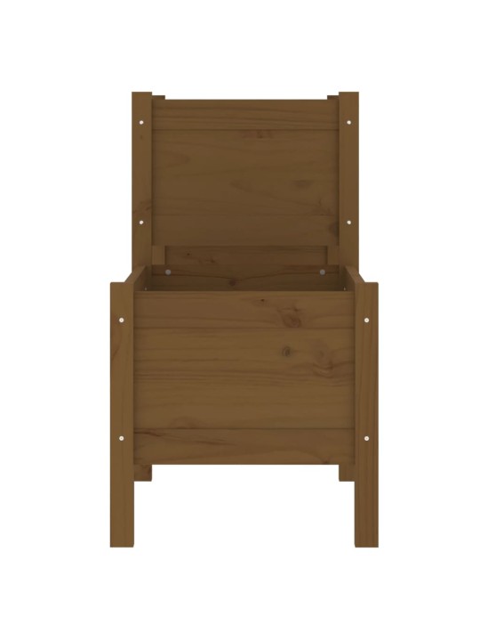 Lovelis, medaus rudas, 245,5x44x75cm, pušies medienos masyvas