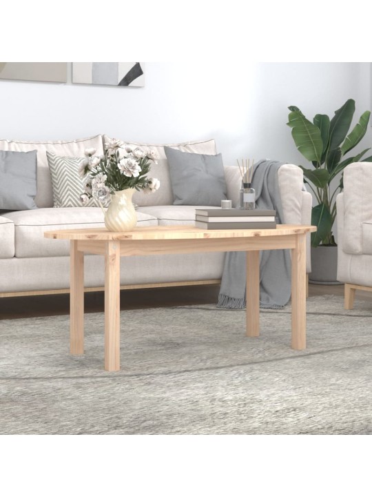 Kavos staliukas, 110x55x45cm, pušies medienos masyvas