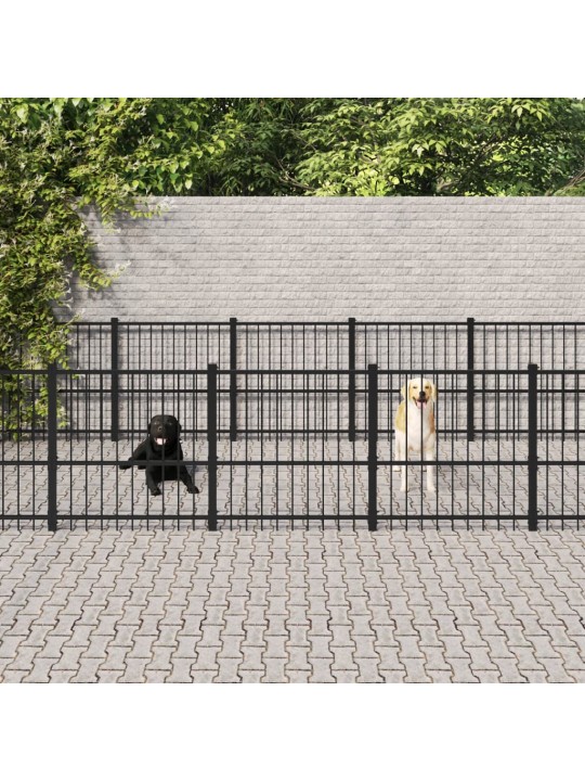 Lauko voljeras šunims, plienas, 28,23m²