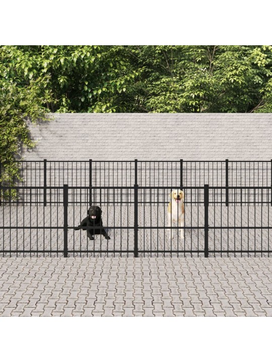 Lauko voljeras šunims, plienas, 28,23m²