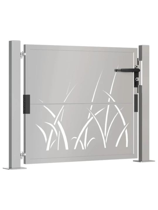 Sodo vartai, 105x80cm, corten plienas, žolės dizaino