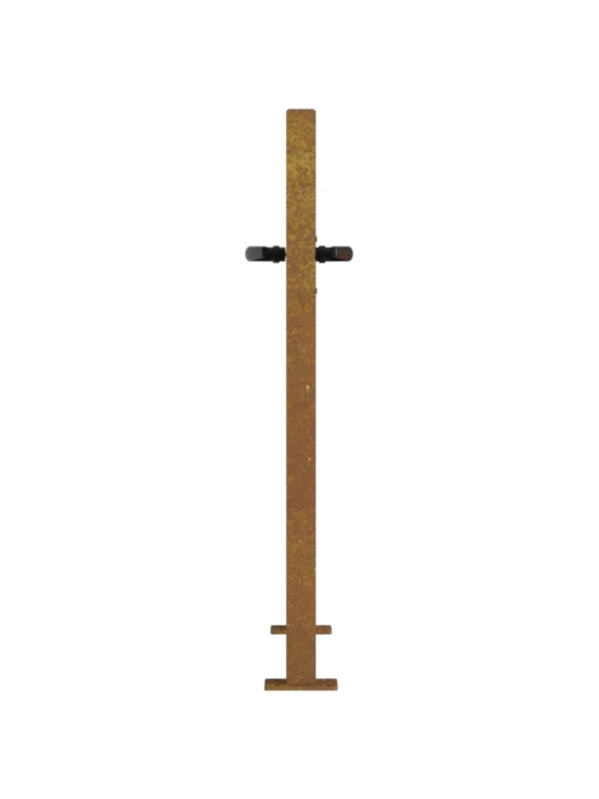 Sodo vartai, 105x80cm, corten plienas, žolės dizaino