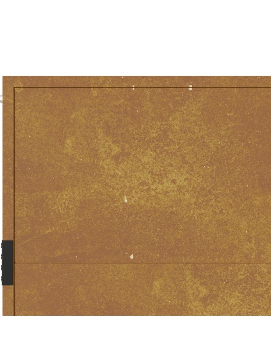 Sodo vartai, 105x80cm, corten plienas