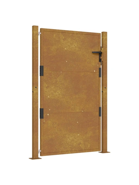 Sodo vartai, 105x130cm, corten plienas