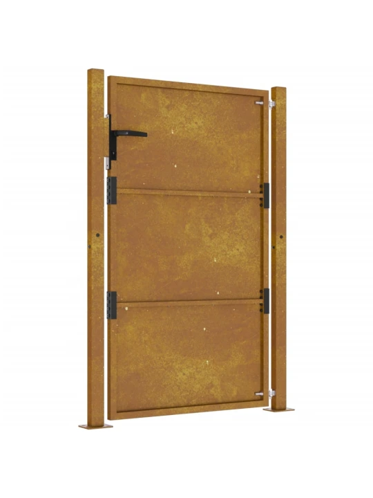 Sodo vartai, 105x130cm, corten plienas
