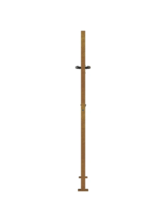 Sodo vartai, 105x130cm, corten plienas