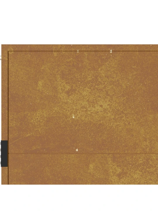 Sodo vartai, 105x130cm, corten plienas