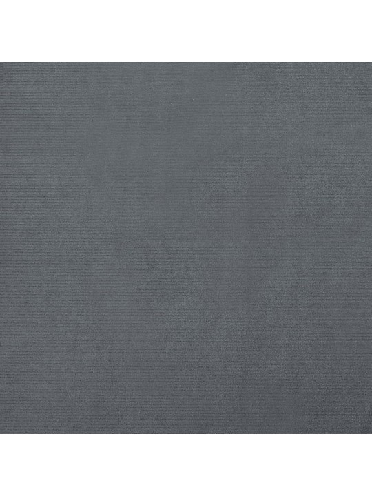 Lova šunims, tamsiai pilkos spalvos, 95x55x30cm, aksomas