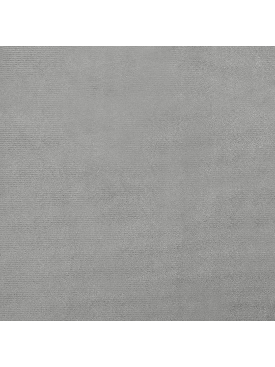 Lova šunims, šviesiai pilkos spalvos, 70x45x30cm, aksomas