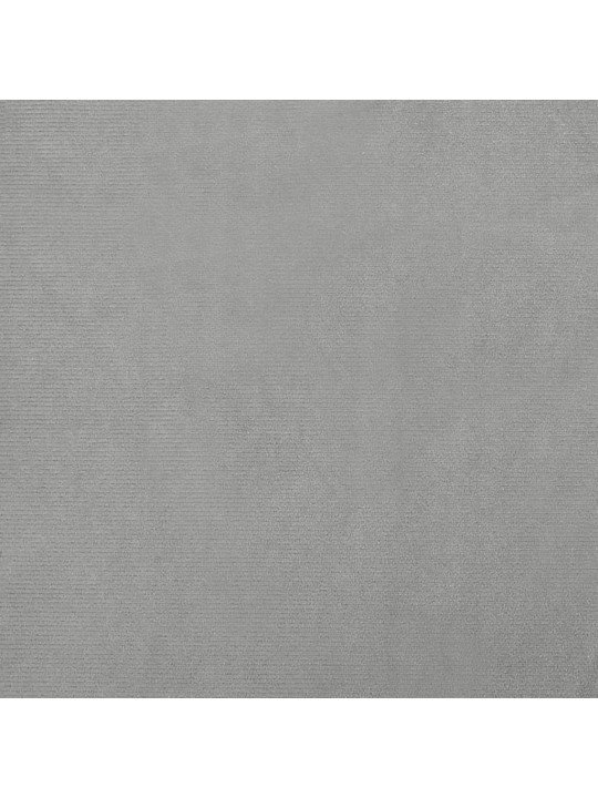 Lova šunims, šviesiai pilkos spalvos, 66x40x45cm, aksomas