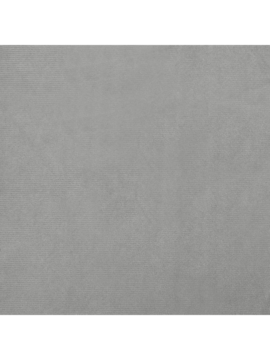 Lova šunims, šviesiai pilkos spalvos, 70x45x30cm, aksomas