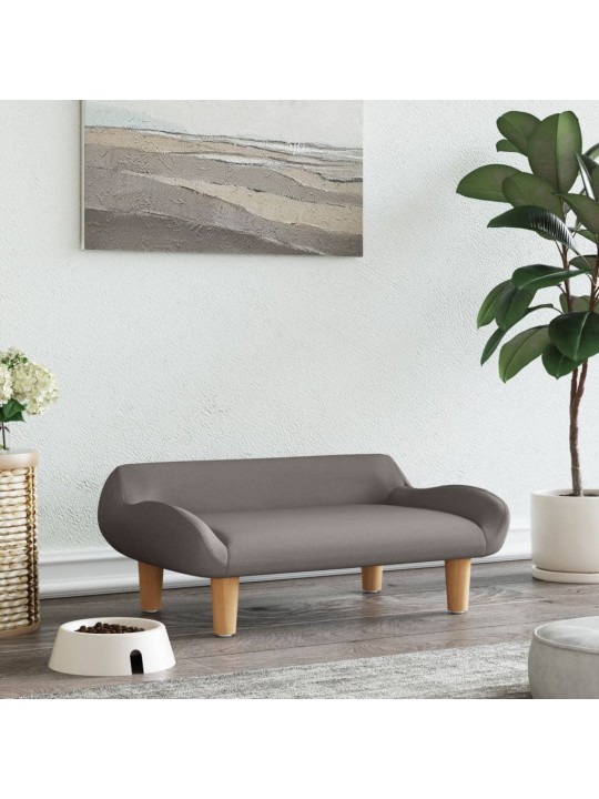 Lova šunims, taupe spalvos, 70x40x24cm, audinys