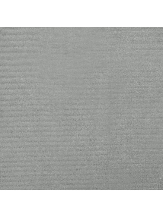 Lova šunims, šviesiai pilkos spalvos, 100x54x33cm, aksomas
