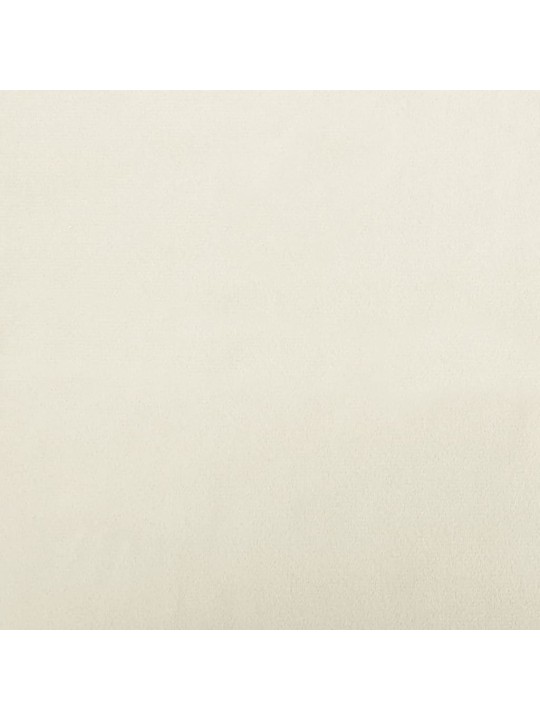 Lova šunims su prailginimu, kreminė, 100x50x30cm, aksomas